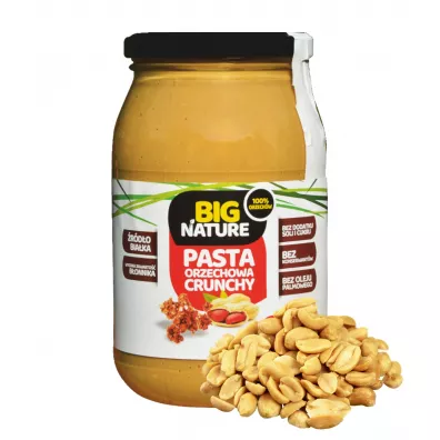 Big Nature Pasta orzechowa crunchy 1 kg