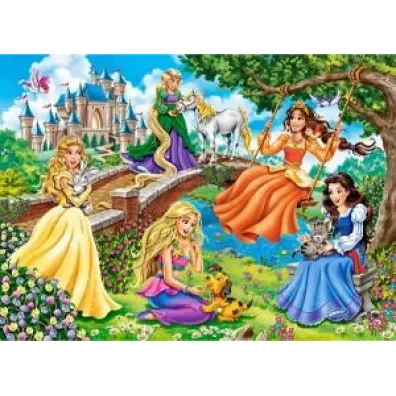 Puzzle 70 el. Princesses in Garden Castorland