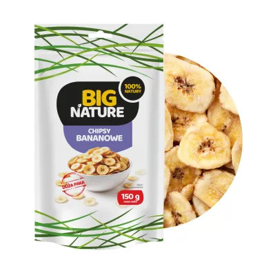 Big Nature Chipsy bananowe 150 g