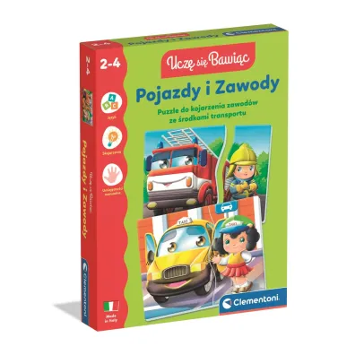 Pojazdy i zawody uk�adanka edukacyjna 2-4l CLEMENTONI 50416  CLM
