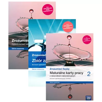 Zrozumie fizyk 2. Podrcznik, maturalne karty pracy i zbir zada dla liceum oglnoksztaccego i technikum. Zakres rozszerzony. Szkoa ponadpodstawowa - Bogdan Mendel, Janusz Mendel, Joanna Borgensztajn, Krzysztof Byczuk, Marcin Braun, Teresa Stolecka, Elbieta Wjtowicz, Agnieszka  Byczuk, Piotr Toma