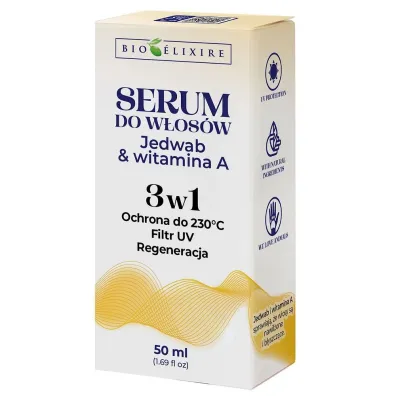 Bioelixire Jedwab z Witamin� A olejek do w�os�w 50 ml