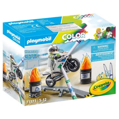 Playmobil Color Motocykl 71377