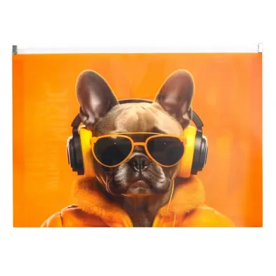 Panta Plast Koperta A4 PP z nadrukiem zip Cool Dog