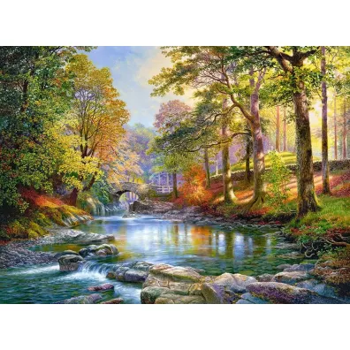 Puzzle 3000 el. Z biegiem rzeki Castorland
