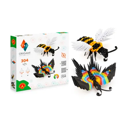 Origami 3D. 2w1 Motyl, Pszczo�a Alexander