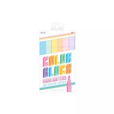 Ooly Zakre�lacze geometryczne Color Block 6 kolor�w