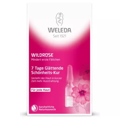 Weleda Wyg�adzaj�ca 7-dniowa kuracja do twarzy z dzikiej r�y w ampu�kach 7 x 0,8 ml