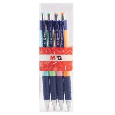 M&G D�ugopis pstrykany niebieski 0.7mm