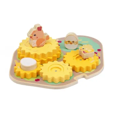 Puzzle Drewniana Uk�adanka Z Kurkami Chicco