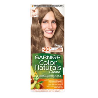 Garnier Color Naturals Creme krem koloryzujący do włosów 7.00 Głęboki Ciemny Blond