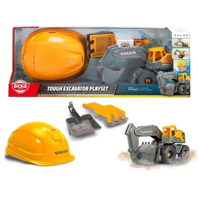 Koparka Volvo Dickie z kaskiem 28cm Simba