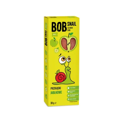 Bob Snail Przek�ska jab�kowa z owoc�w bez dodatku cukru 30 g