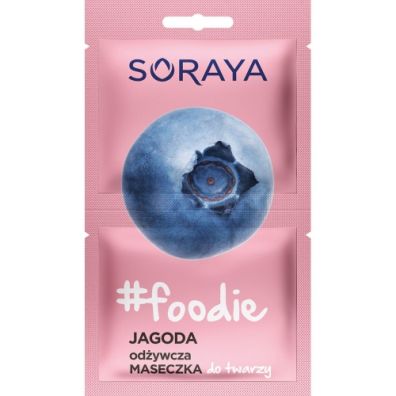 Soraya Foodie odżywcza maseczka do twarzy Jagoda 2 x 5 ml