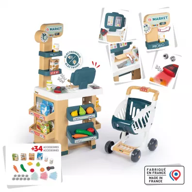 Market z w�zkiem Smoby