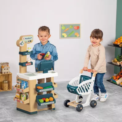 Market z w�zkiem Smoby