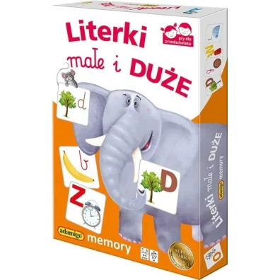 Memory. Literki ma�e i du�e Adamigo