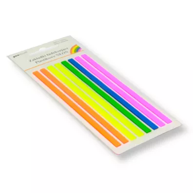 Penword Zakadki indeksujce neon plastik 5x135mm 8x20 szt.