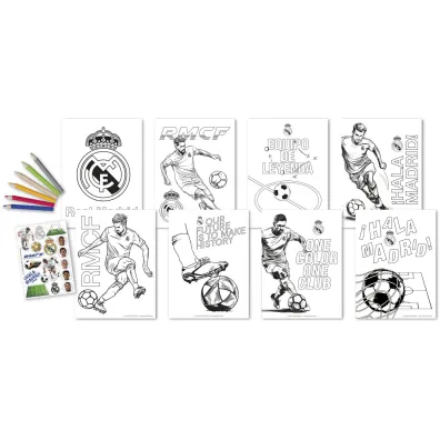 Zestaw do kolorowania Real Madrid RM00025
