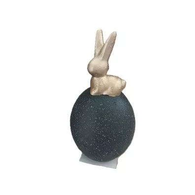 Adar Jajko ceramiczne nakrapiane ze z�otym zaj�cem