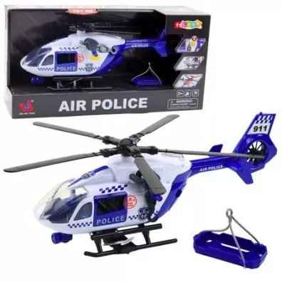 Helikopter policyjny hak + nosze 1:1 Leantoys