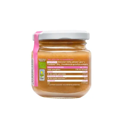 Smileat Deser z ekologicznymi brzoskwiniami i malinami po 6 miesi�cu 130 g Bio