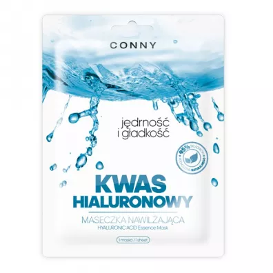 Conny Hyaluronic Acid Essence Mask jdrno i gadko nawilajca maseczka w pachcie Kwas Hialuronowy 23 g