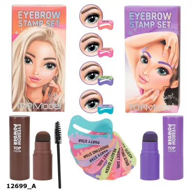 Puder do brwi Top Model 2 wzory BEAUTY&ME 12699A Depesche