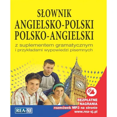 S�ownik Angielsko-Polski Polsko-Angielski z suplementem gramatycznym i przyk�adami wypowiedzi pisem.