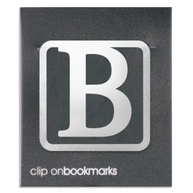 If Metalowa zak�adka - Litera B Clip-on