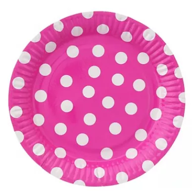 Godan Talerz papierowy Groszki 23 cm