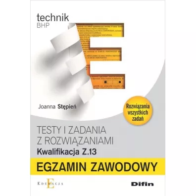 Egzamin zawodowy. Kwalifikacja Z.13 - Joanna St�pie�