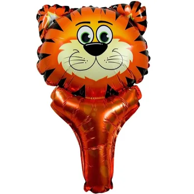 Balon foliowy zwierz�tko z uchwytem tygrys