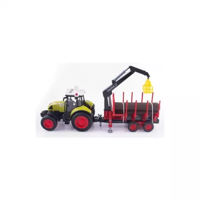 Traktor z przyczep� HDS do przewozu drzewa Lena