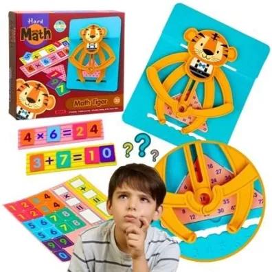 Mata edukacyjna tygrys do nauki matematyki Maksik