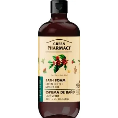 Green Pharmacy Pianka do k�pieli Zielona kawa + Olejek imbirowy 500 ml