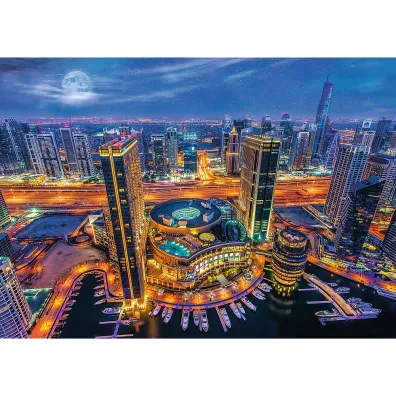 Puzzle 2000 el. �wiat�a Dubaju Trefl