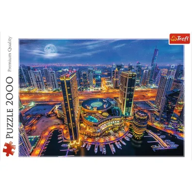 Puzzle 2000 el. �wiat�a Dubaju Trefl