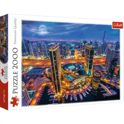 Puzzle 2000 el. wiata Dubaju Trefl