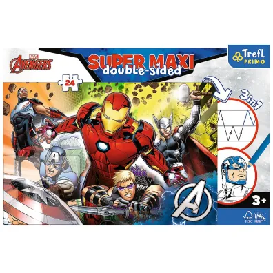 Puzzle 24 el. Super Maxi. Silni Avengers Trefl