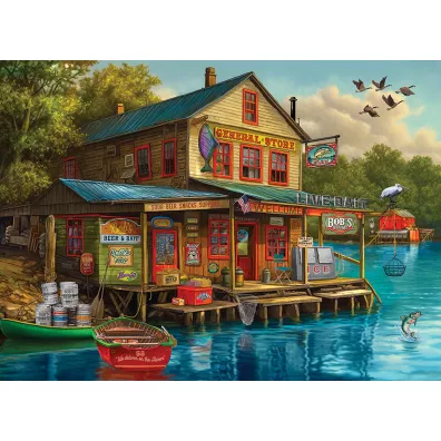 Puzzle 1000 el. Sklep na wodzie Cobble Hill