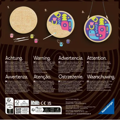 Ravensburger CreArt Wooden: Wzory 3 20cm