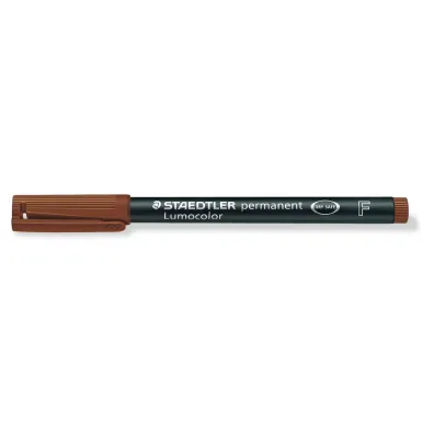 Staedtler Foliopis wodoodporny Lumocolor, br�zowy, F