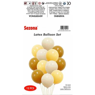 Zestaw balon�w3. 30 centymetr�w 12 sztuk