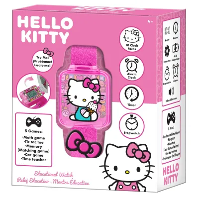 Zegarek edukacyjny z grami Hello Kitty GEN4148