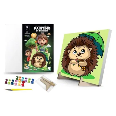 Malowanie po numerach - Je� 25x25cm Qbee