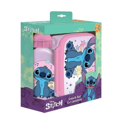 Lunch box butelka + pude�ko Lilo&Stitch