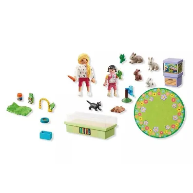 Playmobil My Life Dziewczynki z kr�likami 71753