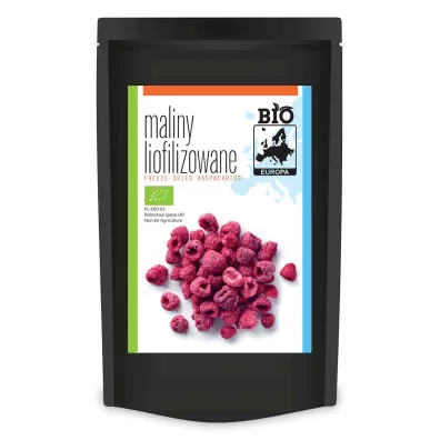 Bio Kontynenty Maliny liofilizowane 30 g Bio