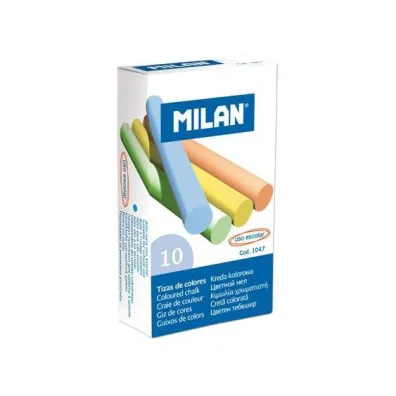 Milan Kreda kolorowa 10 szt.